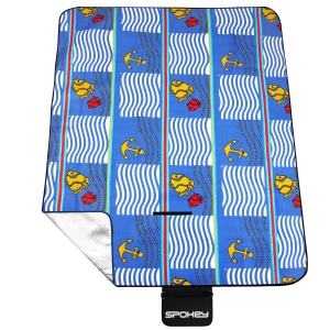 Patura picnic impermeabila 150x180 cm Spokey Picnic Amber, captusita cu aluminiu - Img 1