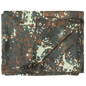 Prelata impermeabila 3 x 3 metri, BW camo, cu husa transport - Img 1