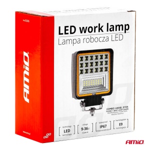 Proiector LED pentru Off-Road, ATV, SSV, cu functie de semnalizare, culoare 6500K, 3360 lm, tensiune 9 - 36V, dimensiuni 110 x 110 mm - Img 12