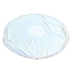 Prosop mare de plaja, super absorbant, forma rotunda, diametru 150cm, model Ananas - Img 3