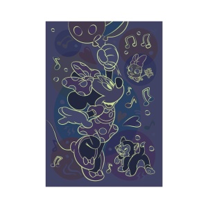 Puzzle 100 piese, neon, Minnie - DINO TOYS - Img 2