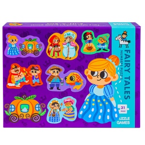 Puzzle din lemn - Basme - Img 1