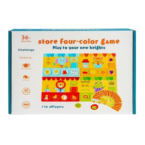 Puzzle magnetic, din lemn, Magazin - Img 1