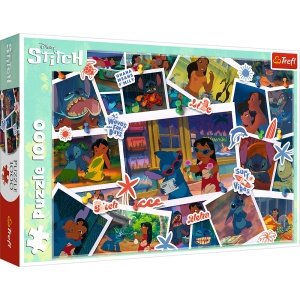 PUZZLE TREFL 1000 DISNEY LILO SI STITCH DULCI AMINTIRI - Img 1