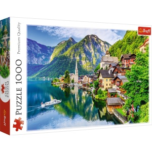 PUZZLE TREFL 1000 HALLSTATT AUSTRIA - Img 1