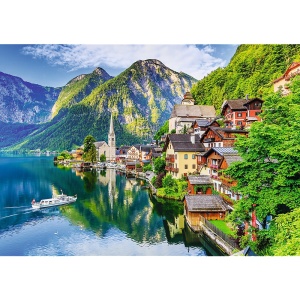 PUZZLE TREFL 1000 HALLSTATT AUSTRIA - Img 2
