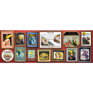 PUZZLE TREFL 1000 PANORAMA LUMEA SMILEY - Img 2
