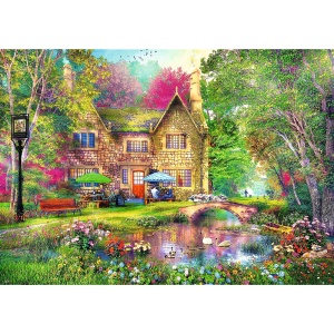 PUZZLE TREFL 1000 RAIUL DIN PADURE - Img 2