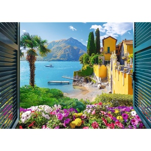 PUZZLE TREFL 1000 VEDERE LACUL COMO - Img 2