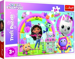PUZZLE TREFL 24 MAXI GABBYS DOLLHOUSE CASA LUI GABBY - Img 1