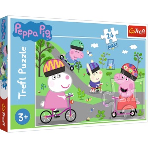 PUZZLE TREFL 24 MAXI PURCELUSA PEPPA PIG - Img 1