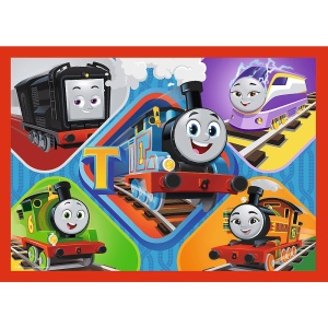 PUZZLE TREFL 4IN1 THOMAS TRENULETELE AMUZANTE - Img 2