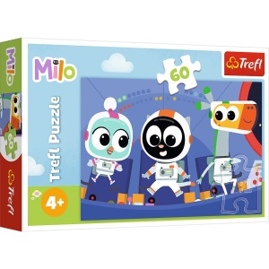 PUZZLE TREFL 60 PLANETA MILO INTALNIRE CU MILO - Img 1
