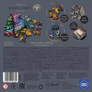 PUZZLE TREFL DIN LEMN 500+1 PIESE CATELUSII DRAGALASI - Img 4