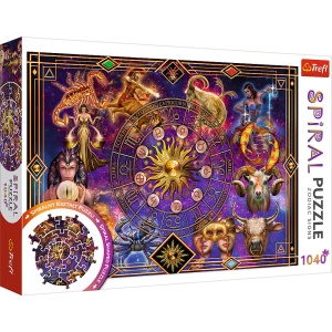 PUZZLE TREFL SPIRAL 1040 PIESE SEMNE ZODIACALE - Img 1
