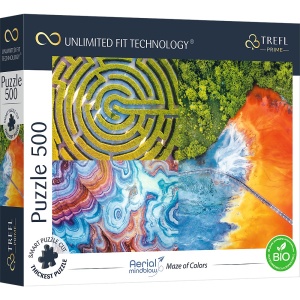 PUZZLE TREFL UFT 500 LABIRINTURI DE CULORI - Img 1