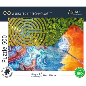 PUZZLE TREFL UFT 500 LABIRINTURI DE CULORI - Img 3