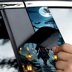 Set 2 stickere decorative pentru stalpii usilor, print autoadeziv de inalta rezolutie, dimensine 2 buc x 50 x 22 cm , cod: AVX-SSU-26 - Img 3