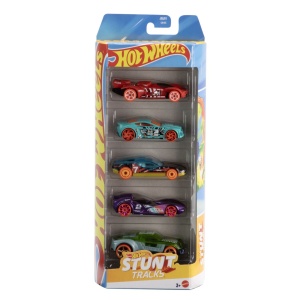 SET 5 MASINI HOT WHEELS STUNT TRACKS - Img 1