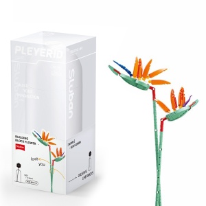 Set de Constructie Flowers, 148 piese, Pasarea Paradisului - Sluban - Img 1