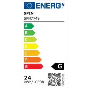 Spot LED Patrat, Aplicat, 24W=200W, 6400K, Lumina Rece - Img 3