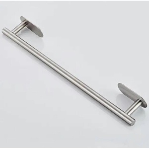 Suport confortabil din oțel pentru prosop, lungime 40 cm, culoare Argintiu - Img 3