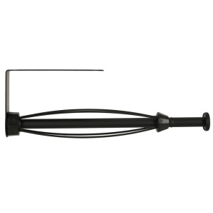 Suport rola prosop de bucatarie, culoare neagra - Img 4