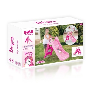 Tobogan roz-Unicorn, 70x111x47cm - Dolu - Img 2