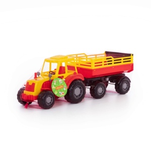Tractor cu remorca - Altay, 57x17x18 cm, Polesie - Img 2