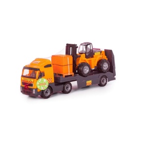 Trailer+stivuitor+palet cuburi - Volvo PowerTruck, 89x19x25 cm - Img 2
