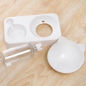 Vas pentru alimente cu distribuitor apa pentru pisici, 2in1 AG684A - Img 7