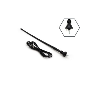 Antena radio auto universala 34cm cu adaptor 5mm ANT02 - Img 2