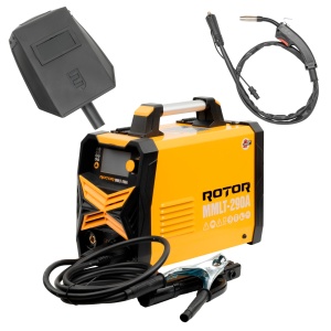 Aparat de sudură cu sarma si electrod MIG, MMA, TIG , LCD Color ROTOR MMLT-290A, 3.6 kW, 290 A - Img 1