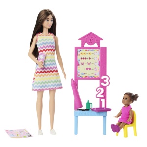 BARBIE SET DE JOACA PAPUSA BARBIE SATENA FACE CARIERA PROFESOARA - Img 4