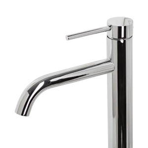 Baterie Lavoar Monocomanda Inalta Cartus Ceramic Alama Sanitara Crom Lucios Racorduri si Kit Fixare Incluse 7527 - Img 2