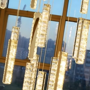 Candelabru Cristal LED 80W Amiri 60Cm - Img 2