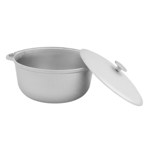 Ceaun tuci aluminiu alimentar cu capac, capacitate 5 litri ELEFANT - Img 1
