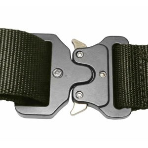 Curea Tactica pentru pantaloni, culoare Camuflaj cu catarama Neagra - Img 4