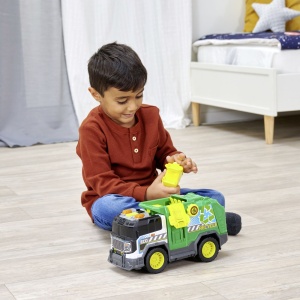 DICKIE CAMION DE RECICLARE CU LUMINI SI SUNETE 30CM - Img 4