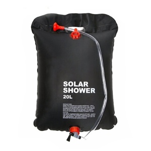 Dus solar suspendat pentru camping sau plaja, capacitate 20l, culoare Neagra - Img 6