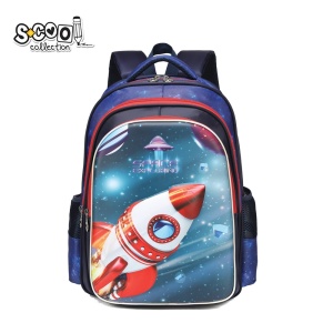 Ghiozdan 3D SPACE, 31x24x41 cm - S-COOL - Img 1