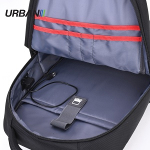 Ghiozdan compartiment laptop, URBAN BLACK, 44x31x13 cm - OFFISHOP - Img 2