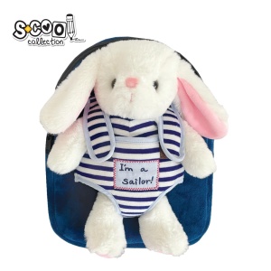 Ghiozdan gradinita BABY ANIMALS, RABBIT, 23x8x28 cm - S-COOL - Img 1