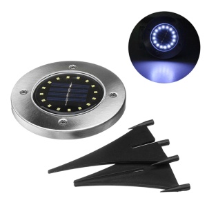 Lampa Solara estetica exterioara de gradina, cu 16 LED-uri, cu suport scurt - Img 5