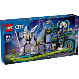 LEGO CITY PARC CU ROLLER-COASTER LUMEA ROBOTILOR 60421 - Img 1