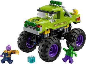 LEGO SUPER HEROES HULK IN VEHICUL DE TEREN CONTRA LUI THANOS 76312 - Img 3