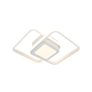 Lustra LED DUOFORM 36W, 3 Patrate, lumina Rece/Calda/Neutra, Alb - Img 2