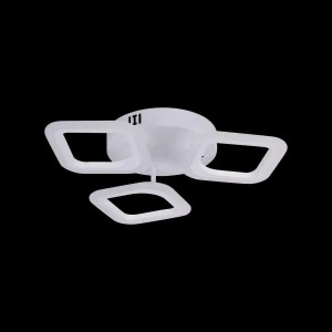 Lustra LED ERIKA 24W, 3 Patrate, lumina Neutra, Alb - Img 3