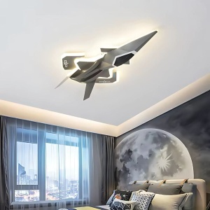 Lustra LED FIGHTER, 101W, lumina Rece/Calda/Neutra, Argintiu - Img 3