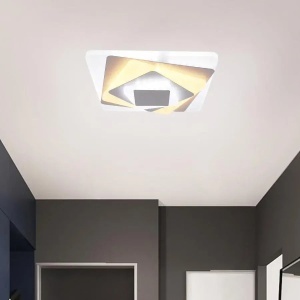 Lustra LED FLORENSIA, 30W, lumina Rece/Calda/Neutra, Alb - Img 1